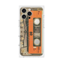 プレミアムパネル with MagSafe［ RETORO CASSETTE TAPE - Skeleton Orange ］