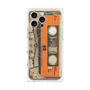 プレミアムパネル with MagSafe［ RETORO CASSETTE TAPE - Skeleton Orange ］