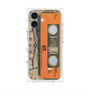 プレミアムパネル with MagSafe［ RETORO CASSETTE TAPE - Skeleton Orange ］