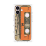 プレミアムパネル with MagSafe［ RETORO CASSETTE TAPE - Skeleton Orange ］