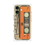 プレミアムパネル with MagSafe［ RETORO CASSETTE TAPE - Skeleton Orange ］