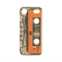 プレミアムパネル with MagSafe［ RETORO CASSETTE TAPE - Skeleton Orange ］