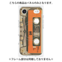 プレミアムパネル with MagSafe［ RETORO CASSETTE TAPE - Skeleton Orange ］