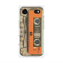 プレミアムパネル with MagSafe［ RETORO CASSETTE TAPE - Skeleton Orange ］