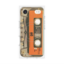 プレミアムパネル with MagSafe［ RETORO CASSETTE TAPE - Skeleton Orange ］