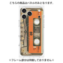 プレミアムパネル with MagSafe［ RETORO CASSETTE TAPE - Skeleton Orange ］
