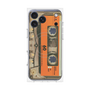 プレミアムパネル with MagSafe［ RETORO CASSETTE TAPE - Skeleton Orange ］