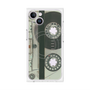 プレミアムパネル with MagSafe［ RETORO CASSETTE TAPE - Skeleton Blue ］