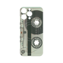 プレミアムパネル with MagSafe［ RETORO CASSETTE TAPE - Skeleton Blue ］