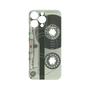 プレミアムパネル with MagSafe［ RETORO CASSETTE TAPE - Skeleton Blue ］