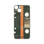 プレミアムパネル with MagSafe［ RETORO CASSETTE TAPE - Opacity Black ］