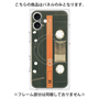 プレミアムパネル with MagSafe［ RETORO CASSETTE TAPE - Opacity Black ］