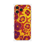 プレミアムパネル with MagSafe［ y2k(Year2000) - Flower - Orange purple ］