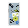 プレミアムパネル with MagSafe［ Playful sticker - Dusty Blue ］