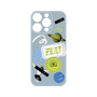 プレミアムパネル with MagSafe［ Playful sticker - Dusty Blue ］