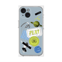 プレミアムパネル with MagSafe［ Playful sticker - Dusty Blue ］
