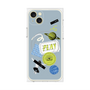 プレミアムパネル with MagSafe［ Playful sticker - Dusty Blue ］