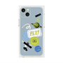 プレミアムパネル with MagSafe［ Playful sticker - Dusty Blue ］