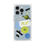 プレミアムパネル with MagSafe［ Playful sticker - Dusty Blue ］