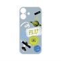 プレミアムパネル with MagSafe［ Playful sticker - Dusty Blue ］