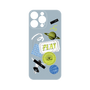 プレミアムパネル with MagSafe［ Playful sticker - Dusty Blue ］
