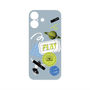 プレミアムパネル with MagSafe［ Playful sticker - Dusty Blue ］
