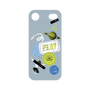 プレミアムパネル with MagSafe［ Playful sticker - Dusty Blue ］