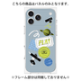 プレミアムパネル with MagSafe［ Playful sticker - Dusty Blue ］