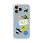 プレミアムパネル with MagSafe［ Playful sticker - Dusty Blue ］