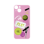 プレミアムパネル with MagSafe［ Playful sticker - Dusty Pink ］
