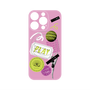 プレミアムパネル with MagSafe［ Playful sticker - Dusty Pink ］