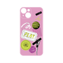 プレミアムパネル with MagSafe［ Playful sticker - Dusty Pink ］
