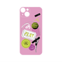 プレミアムパネル with MagSafe［ Playful sticker - Dusty Pink ］