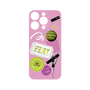 プレミアムパネル with MagSafe［ Playful sticker - Dusty Pink ］