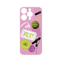 プレミアムパネル with MagSafe［ Playful sticker - Dusty Pink ］