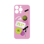 プレミアムパネル with MagSafe［ Playful sticker - Dusty Pink ］