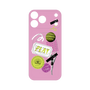 プレミアムパネル with MagSafe［ Playful sticker - Dusty Pink ］