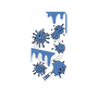 プレミアムパネル with MagSafe［ PAINTING SMILE Blue ］