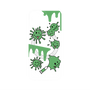 プレミアムパネル with MagSafe［ PAINTING SMILE Green ］