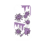 プレミアムパネル with MagSafe［ PAINTING SMILE Purple ］