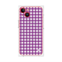 プレミアムパネル with MagSafe［ Checkered Purple - ギンガムチェック パープル ］