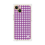 プレミアムパネル with MagSafe［ Checkered Purple - ギンガムチェック パープル ］