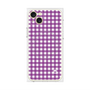 プレミアムパネル with MagSafe［ Checkered Purple - ギンガムチェック パープル ］