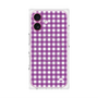 プレミアムパネル with MagSafe［ Checkered Purple - ギンガムチェック パープル ］