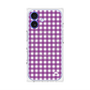 プレミアムパネル with MagSafe［ Checkered Purple - ギンガムチェック パープル ］