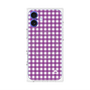 プレミアムパネル with MagSafe［ Checkered Purple - ギンガムチェック パープル ］