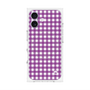 プレミアムパネル with MagSafe［ Checkered Purple - ギンガムチェック パープル ］