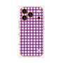 プレミアムパネル with MagSafe［ Checkered Purple - ギンガムチェック パープル ］