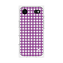プレミアムパネル with MagSafe［ Checkered Purple - ギンガムチェック パープル ］