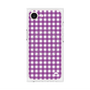 プレミアムパネル with MagSafe［ Checkered Purple - ギンガムチェック パープル ］